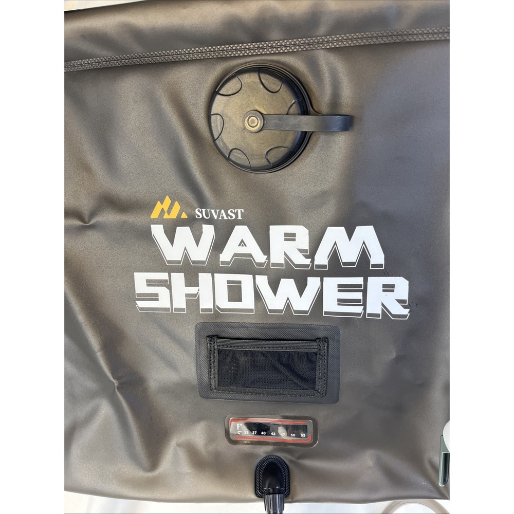 Shower Bag Camping Portable Warm Shower Spray Handle Hanging Attatchment - Picture 2 of 8